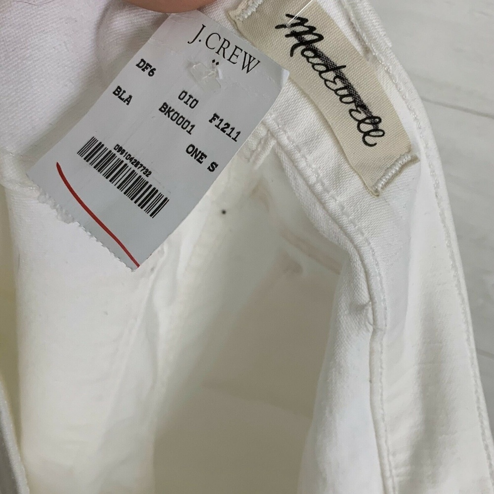 Madewell 27S Ivory 9" High Rise Skinny Jeans - Picture 8 of 8